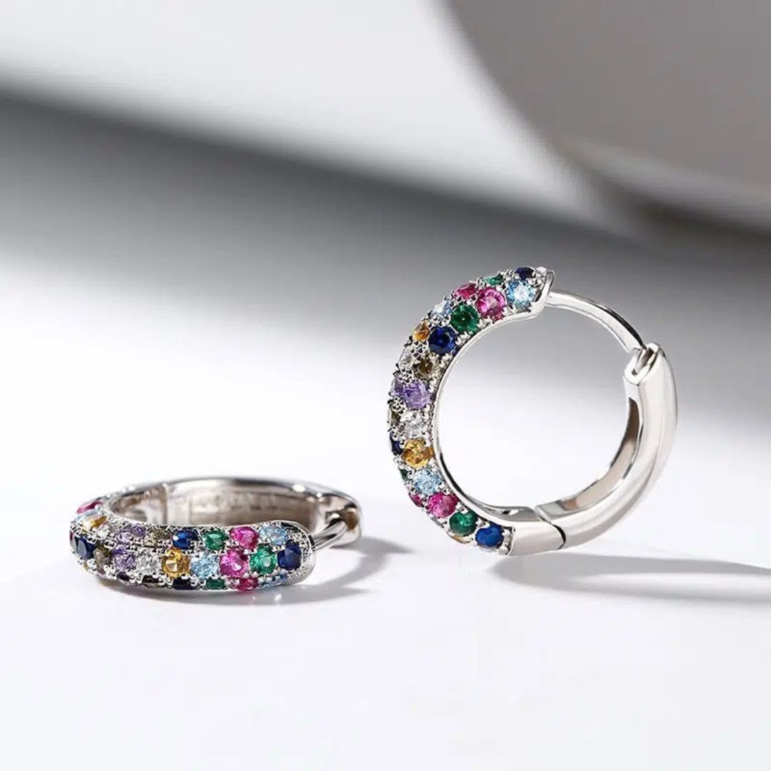 Ethereal Shine Hoops Earrings