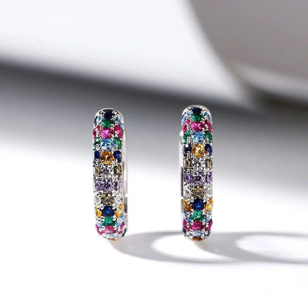 Ethereal Shine Hoops Earrings