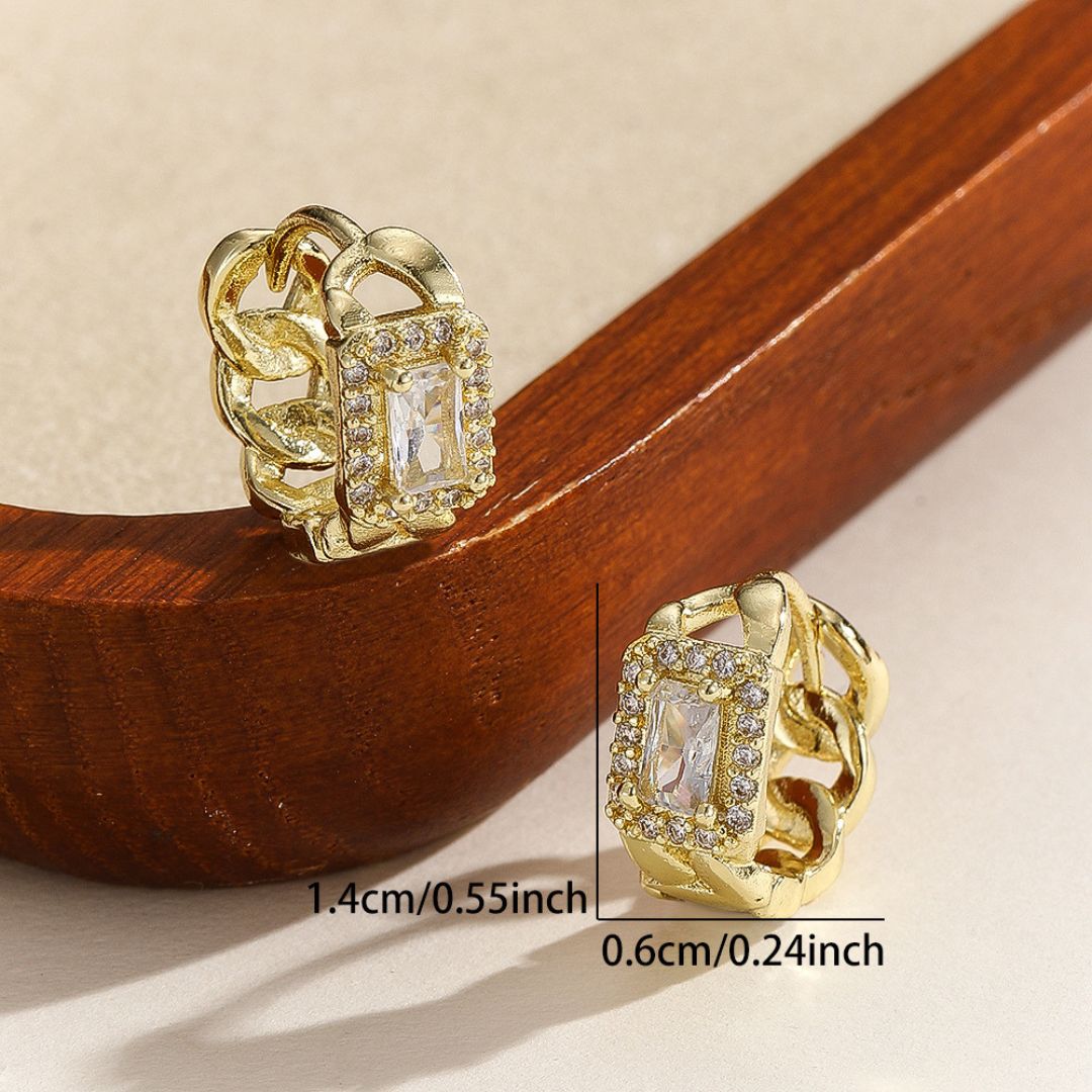 Precious Shine Hoops Earring