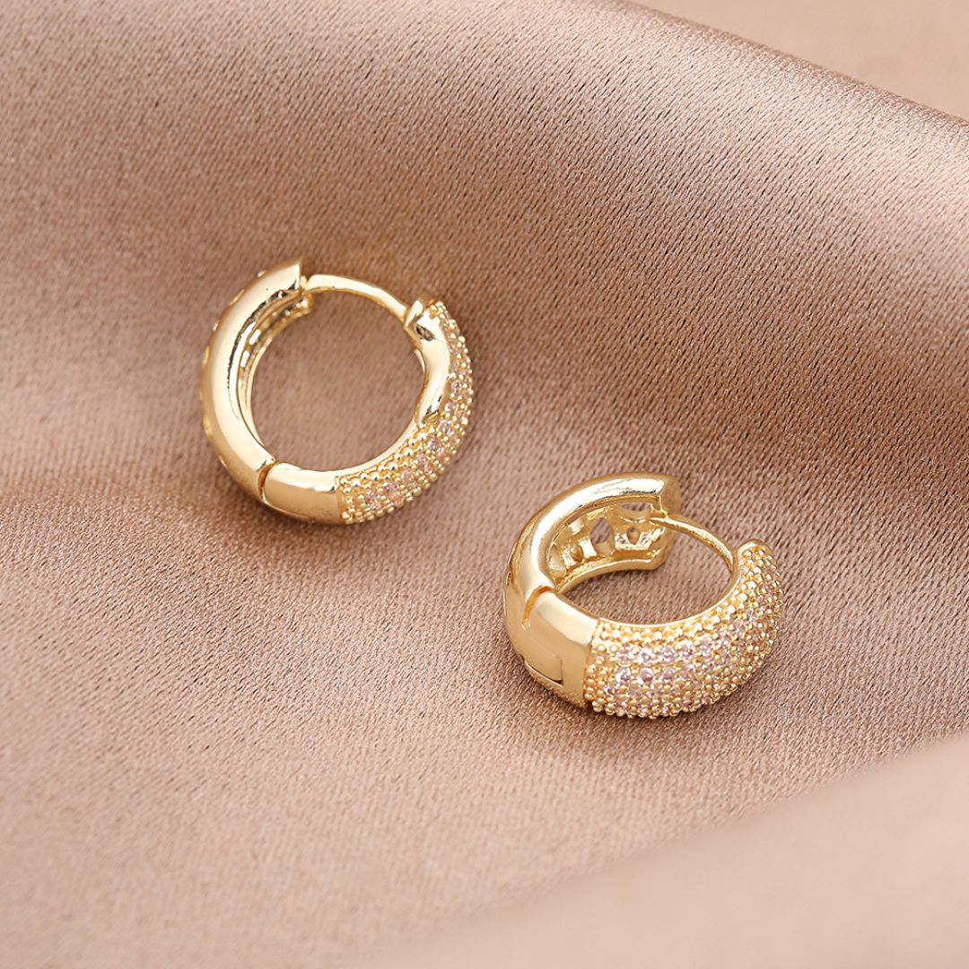 Gemline Spark Hoops Earring