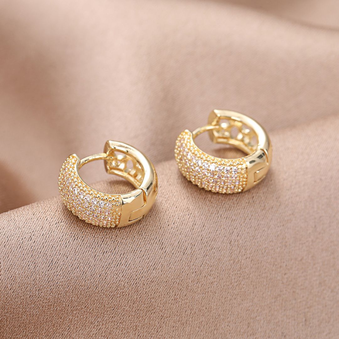 Gemline Spark Hoops Earring