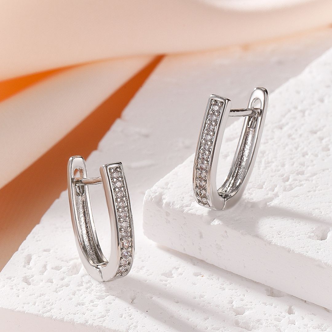 Gemline Royale Hoops Earring