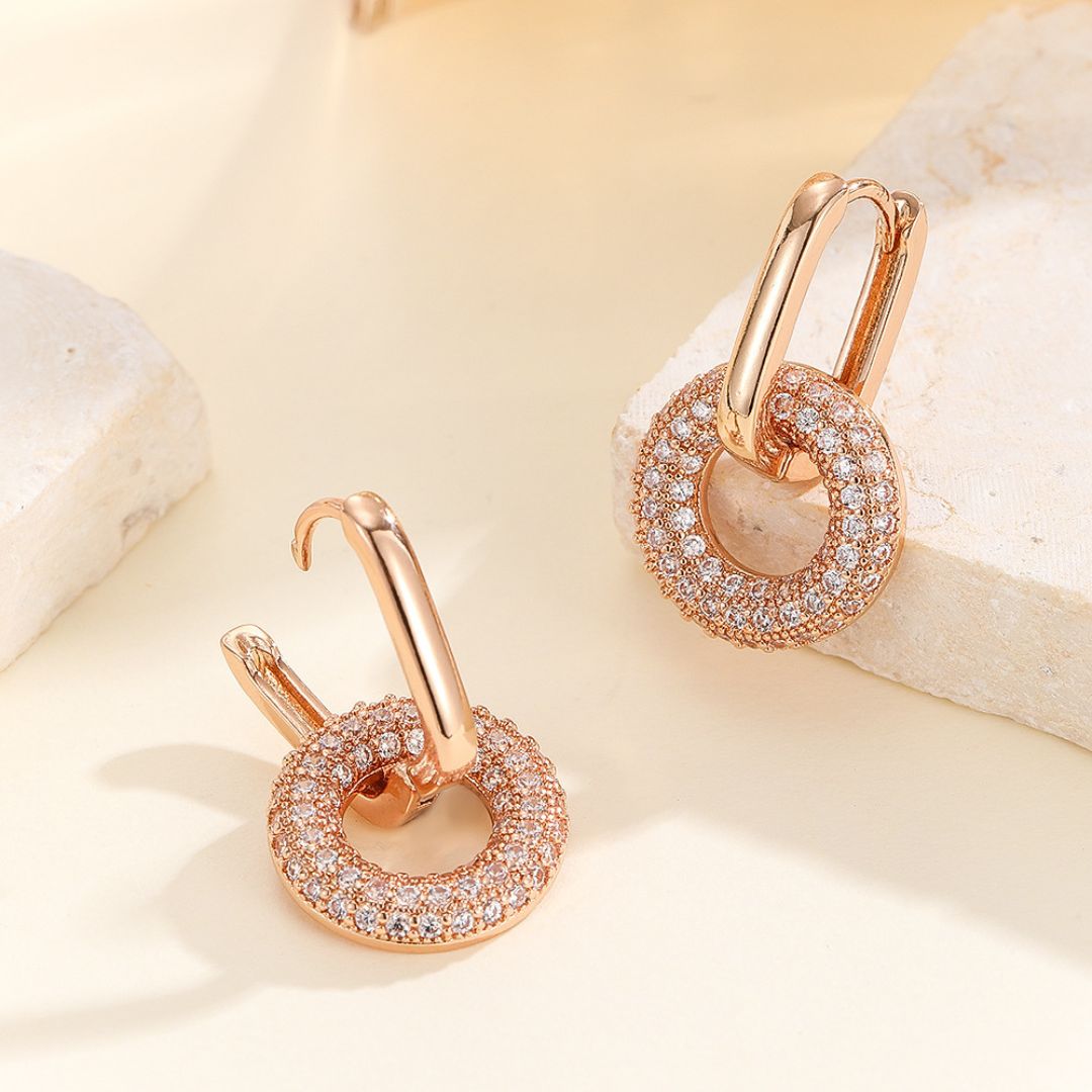 Twinkle Luxe Hoops Earring