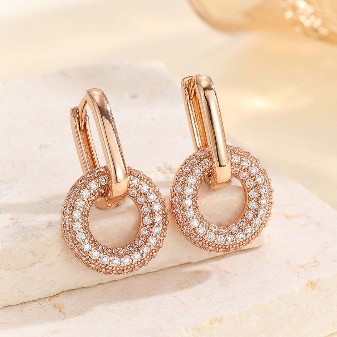 Twinkle Luxe Hoops Earring