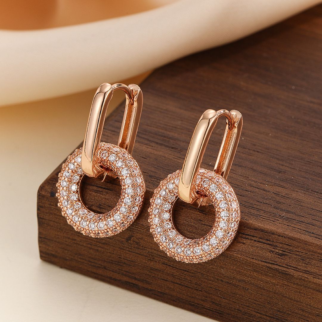 Twinkle Luxe Hoops Earring
