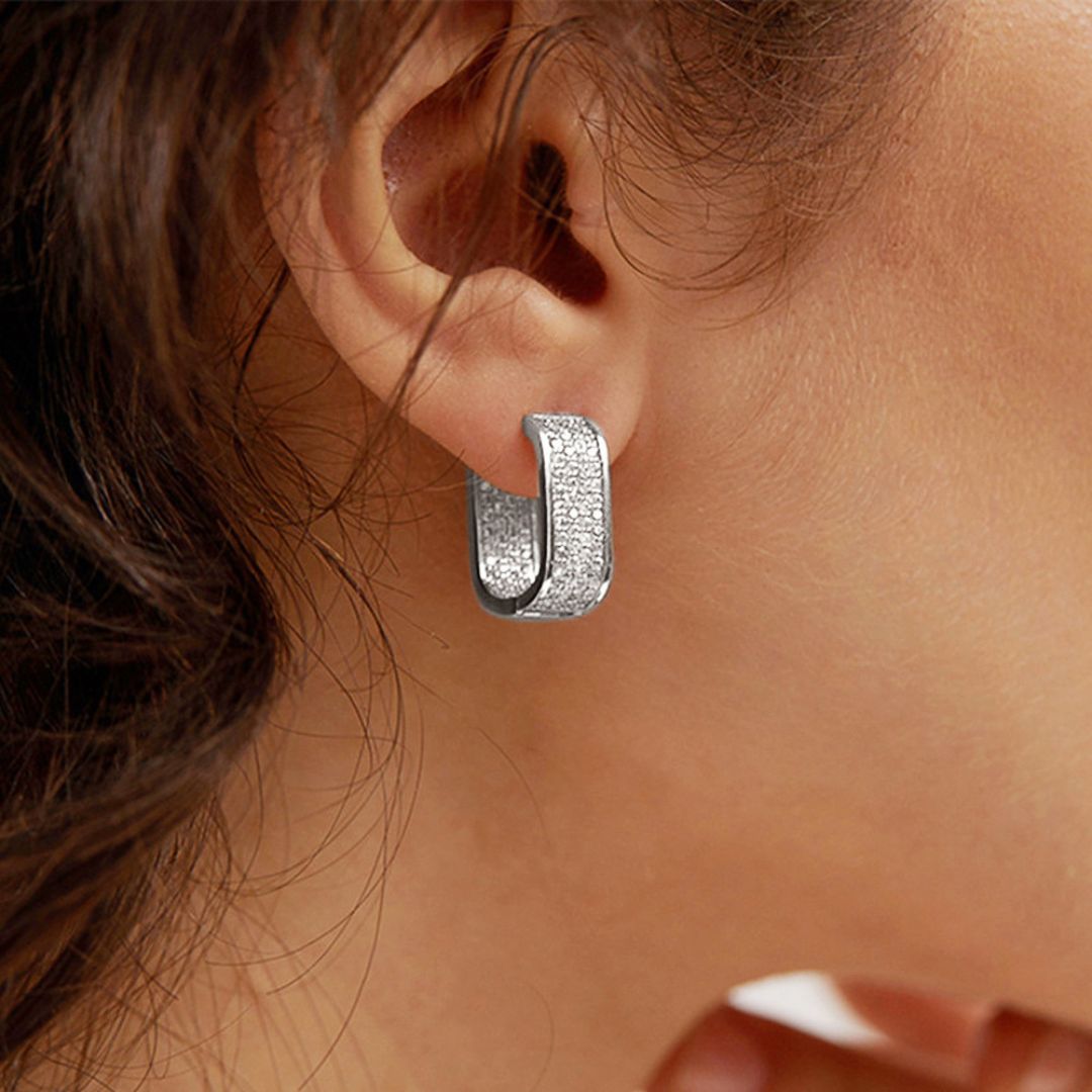 Opulent Shine Hoops Earring