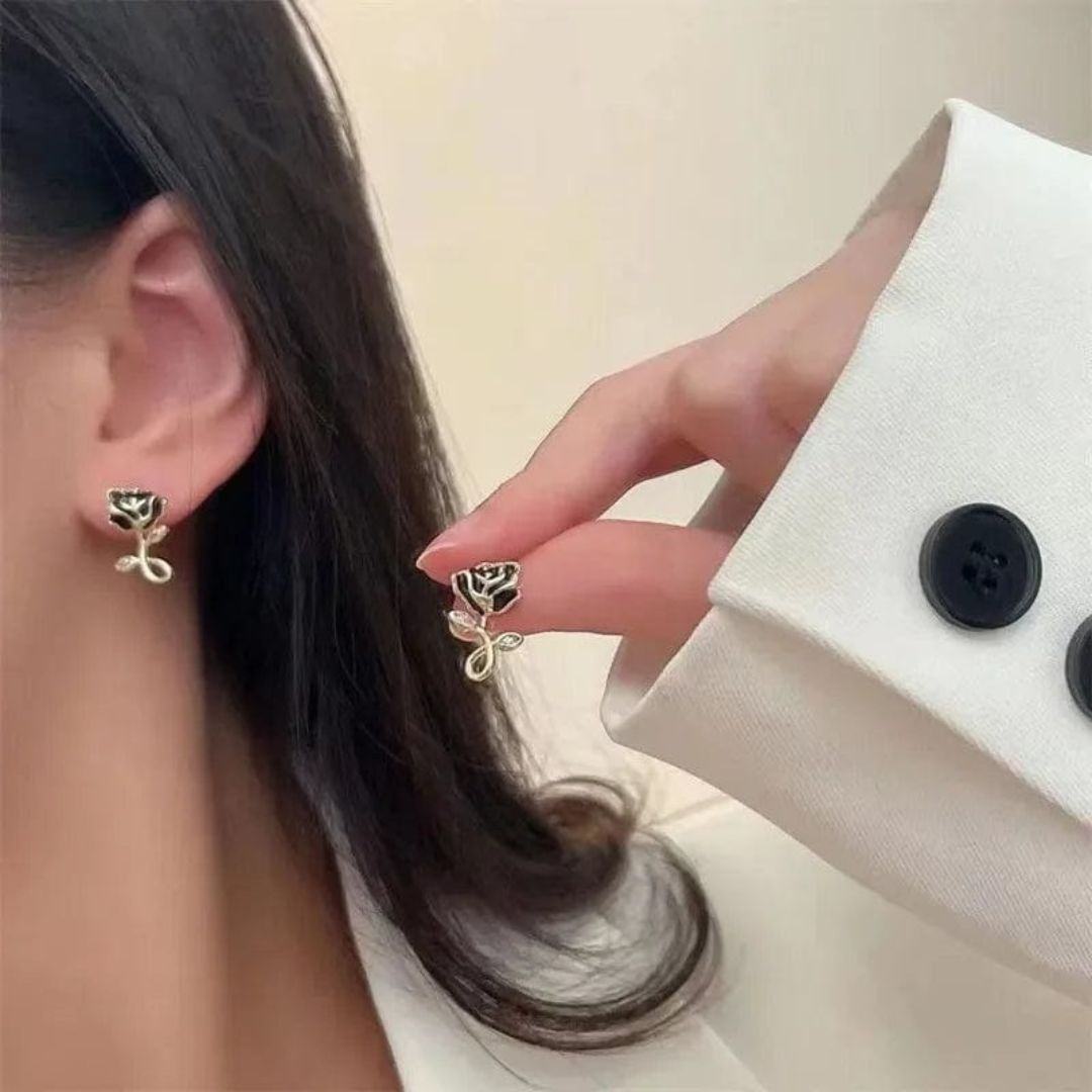Bloom Rose Studs Earring