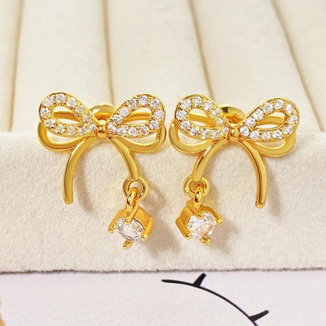 Darina Bow Stud Earrings