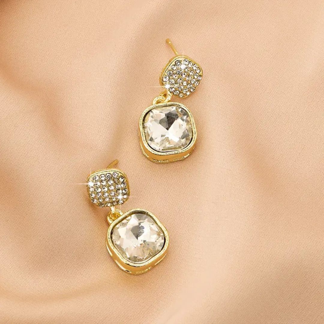 Zoey Square Drop Earrings