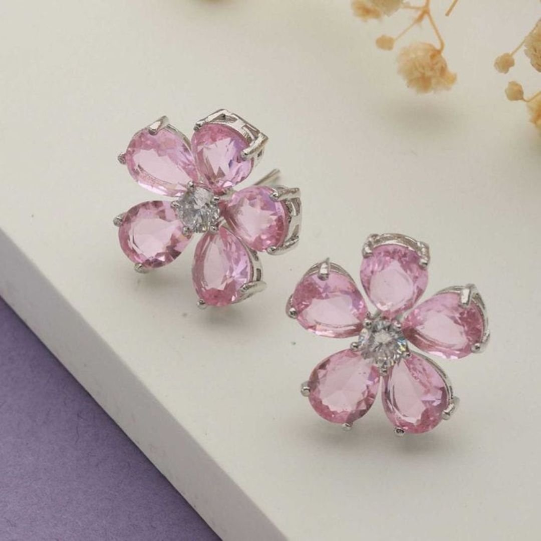 Blush Bloom Studs Earring