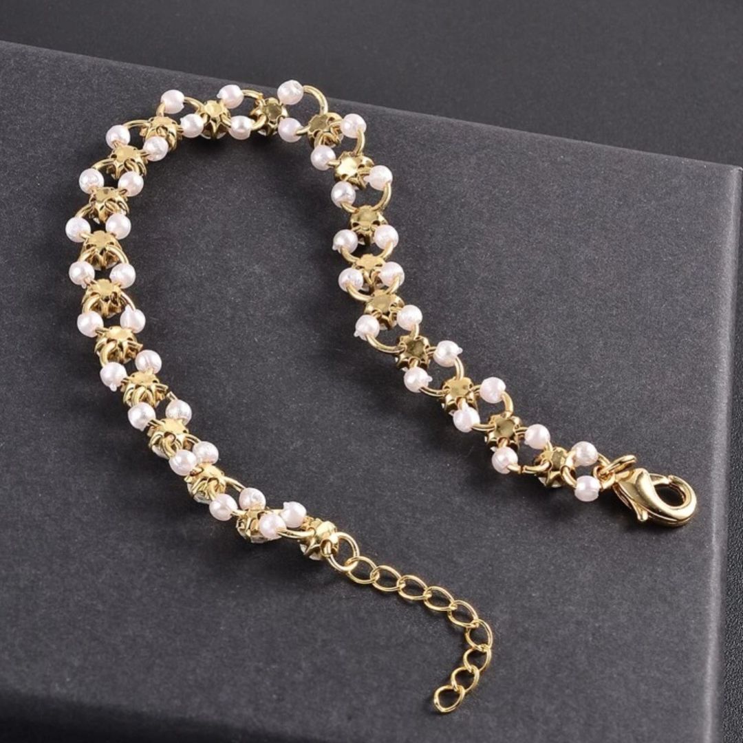 Ivory Glow Chain Bracelet