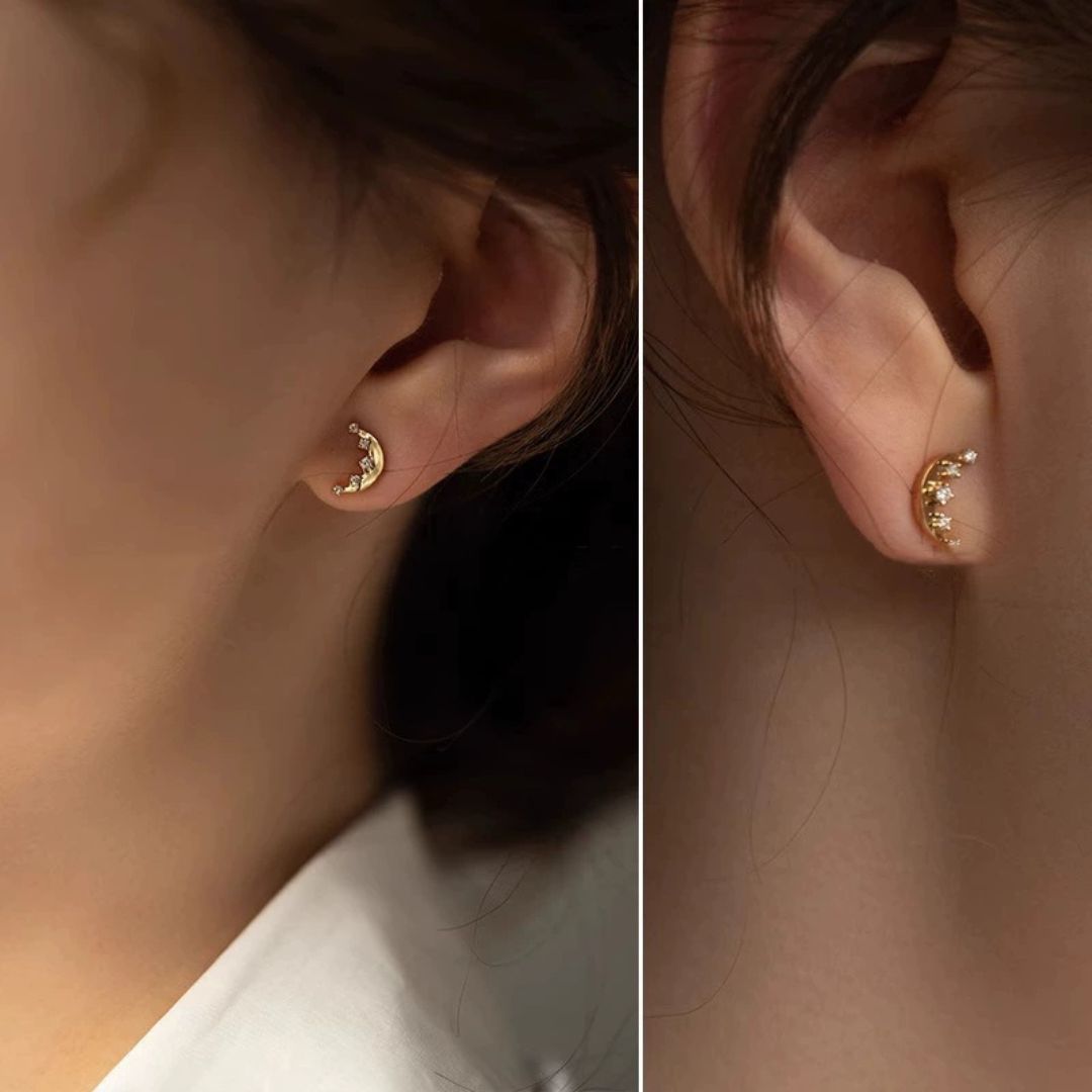 Crescent Moon Earring