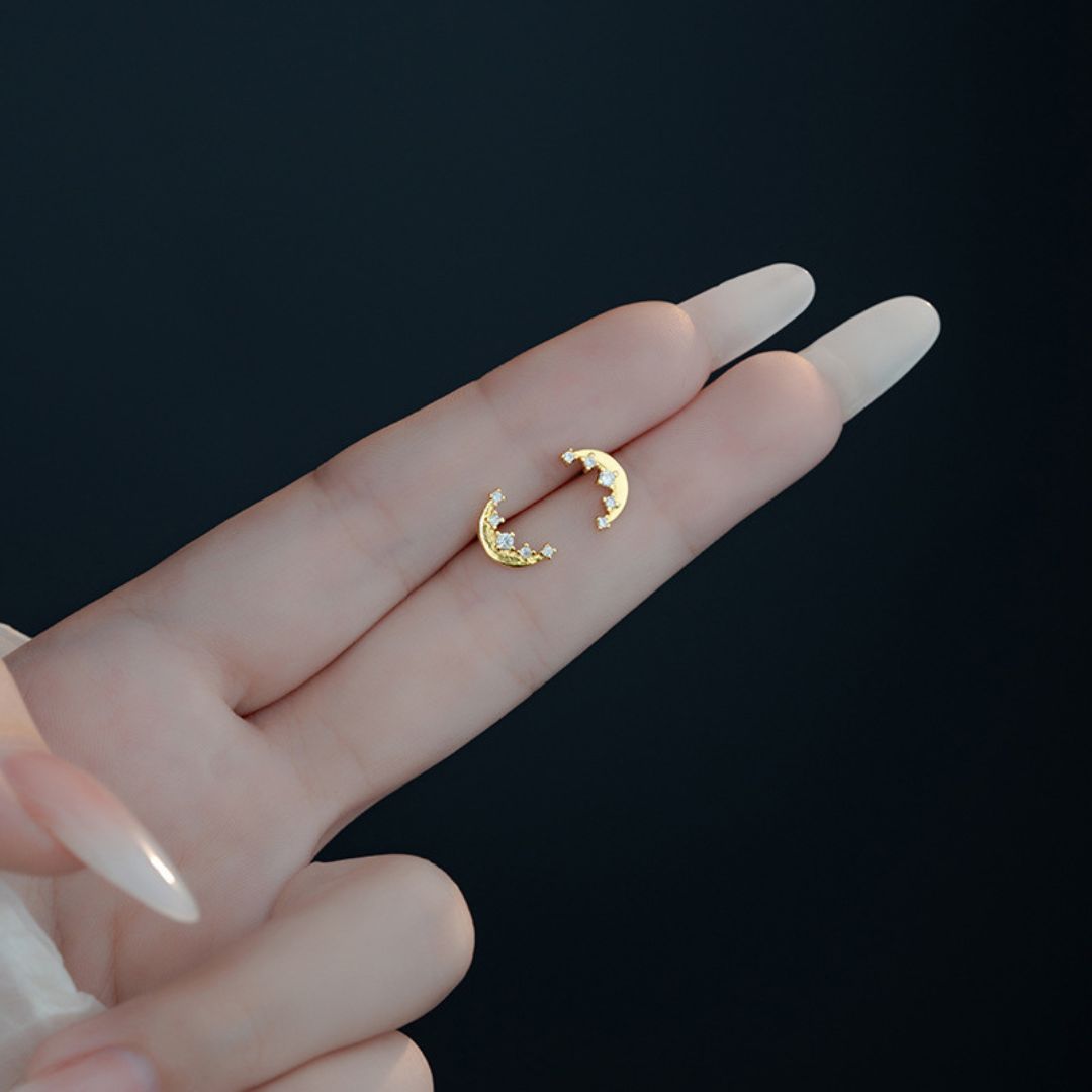 Crescent Moon Earring