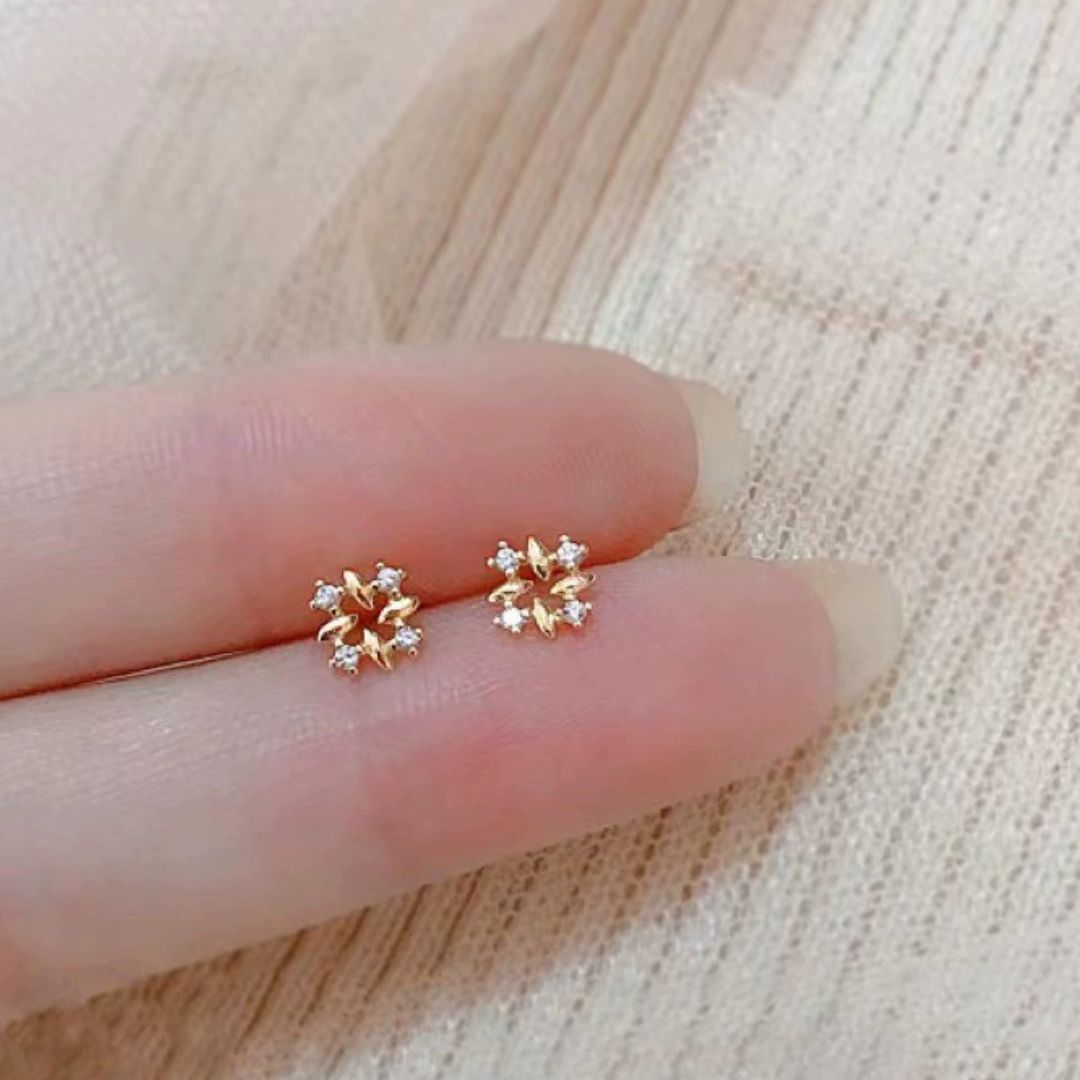 Starbust Cluster Studs Earring