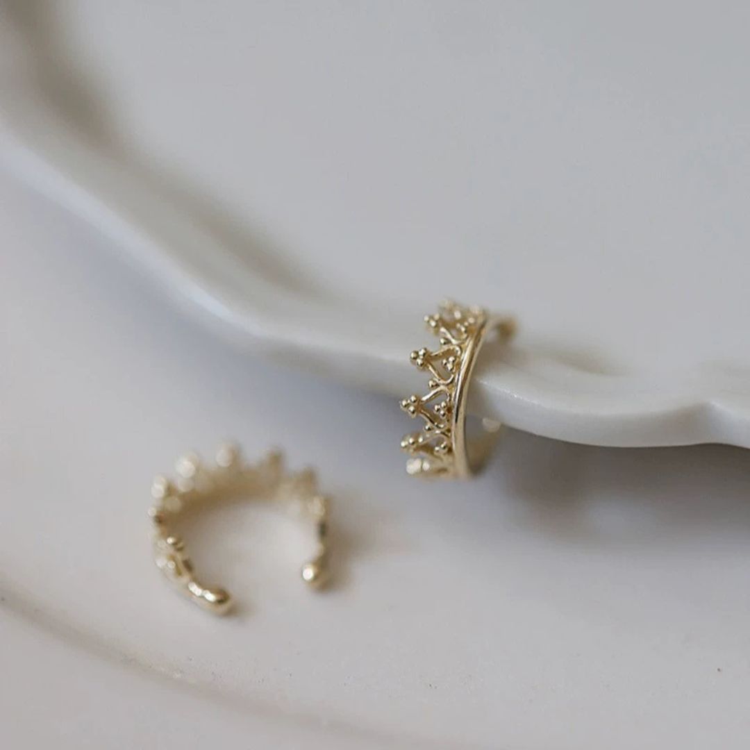 Crown Ear Cuff Earring