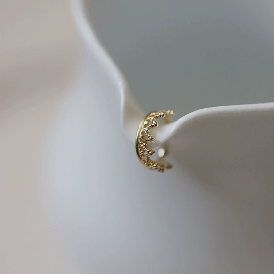 Crown Ear Cuff Earring