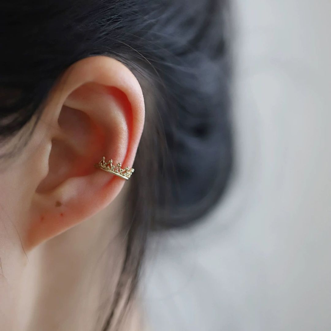 Crown Ear Cuff Earring