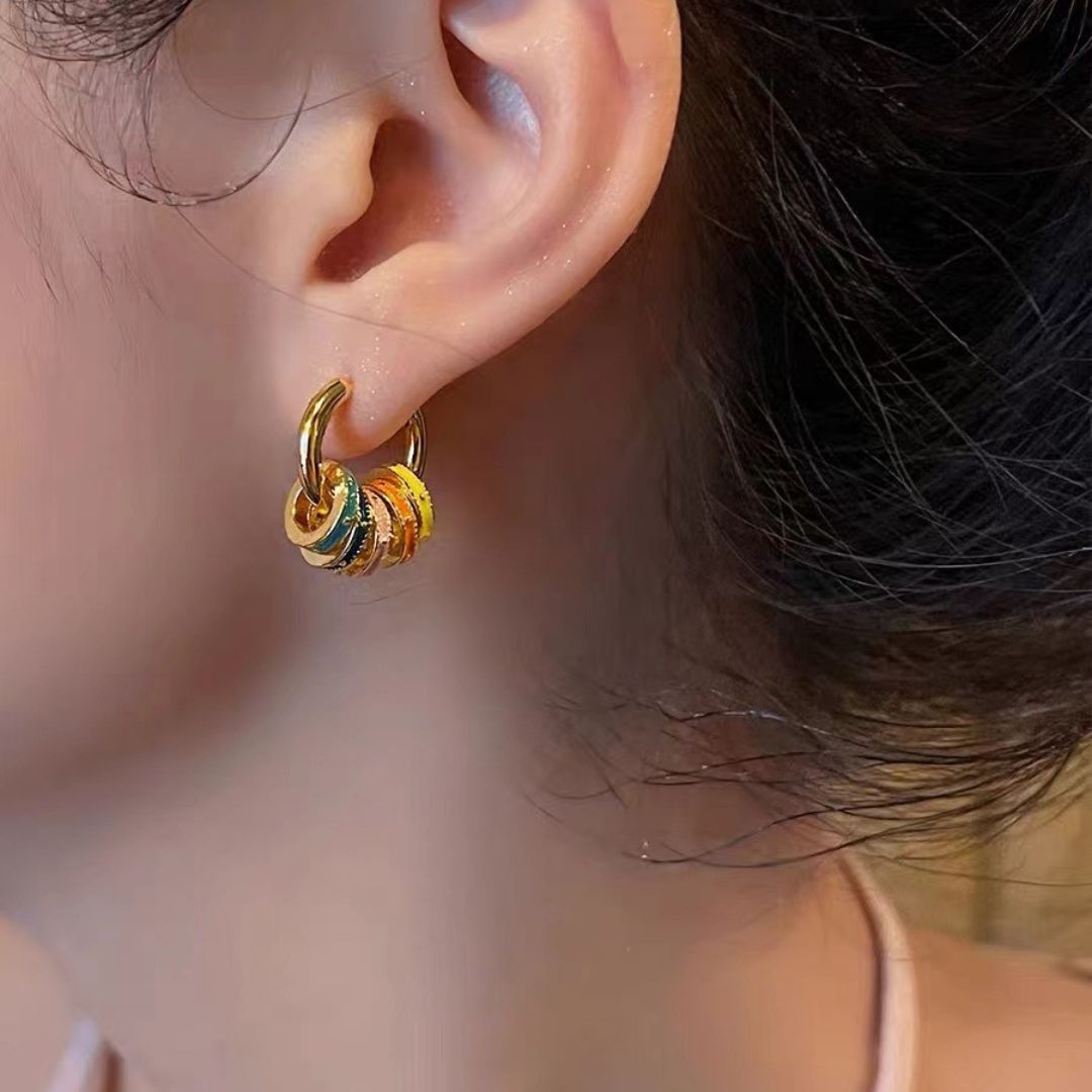 Charmed Circle Hoops Earring