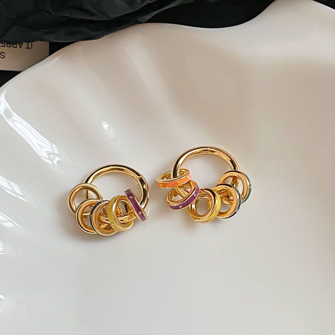 Charmed Circle Hoops Earring