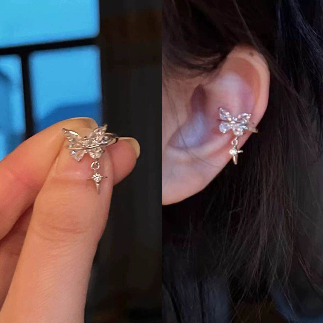 Starlight Butterfly EarCuff Earring (Both)