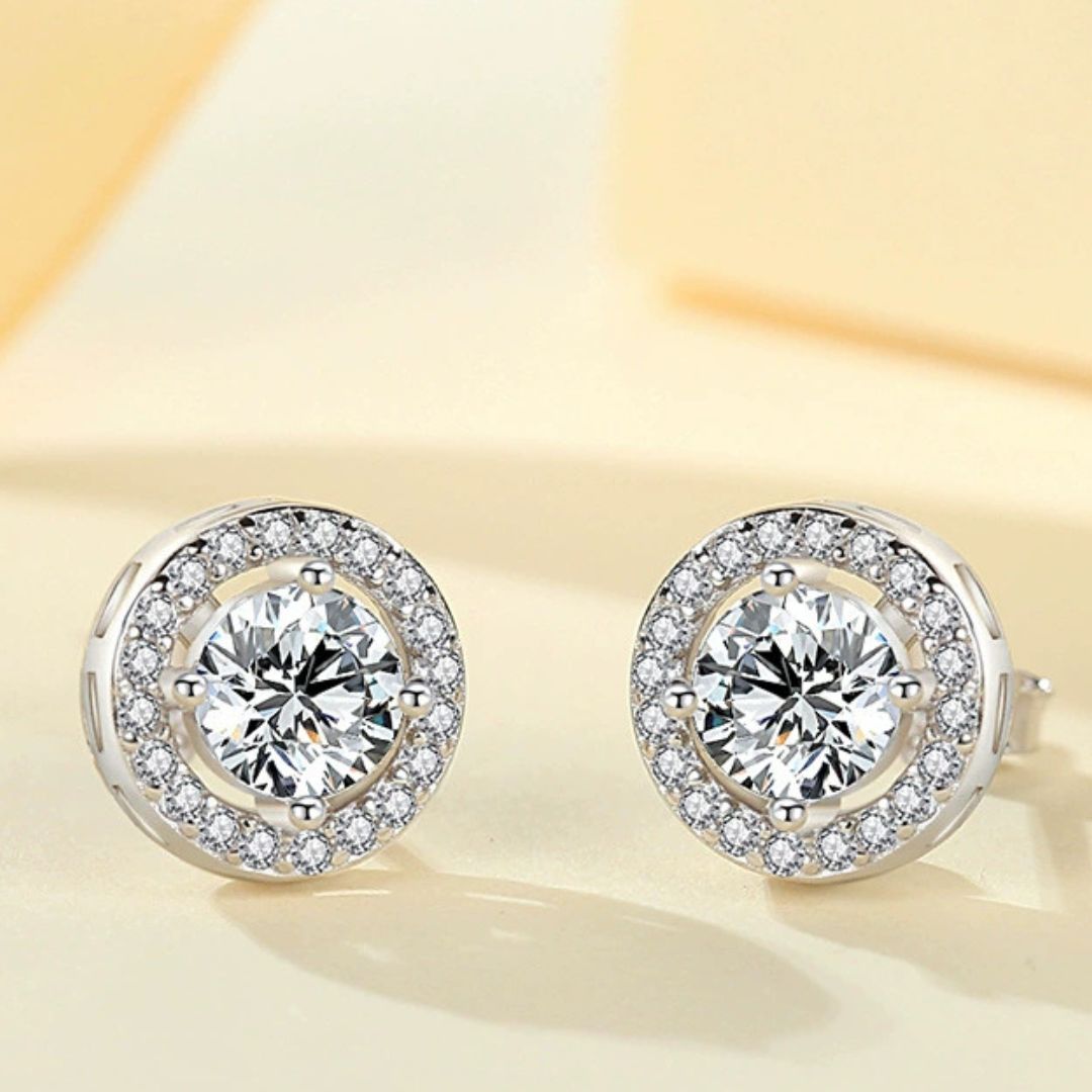 Celestial Stone Stud Earring