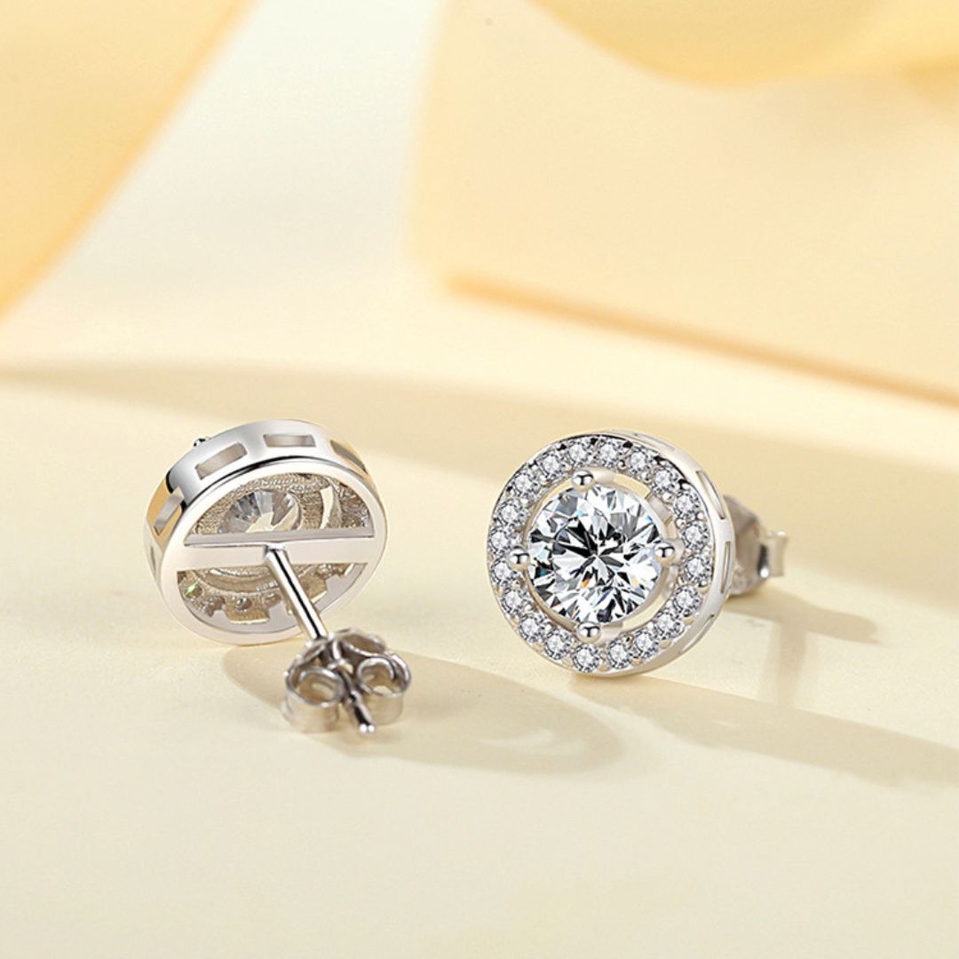 Celestial Stone Stud Earring
