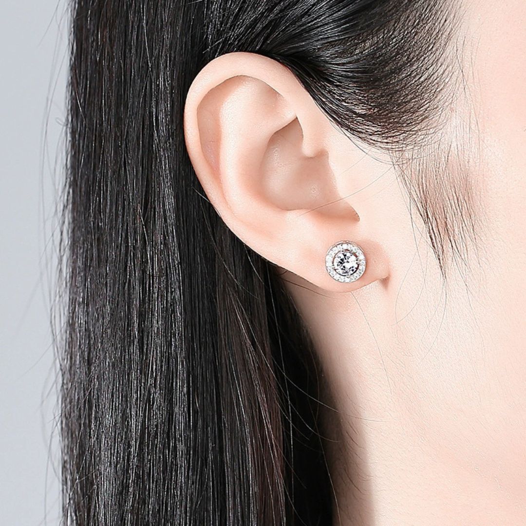 Celestial Stone Stud Earring