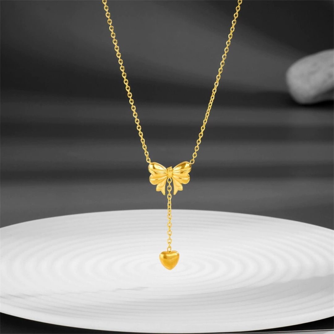 Dream Drape Bow Necklace