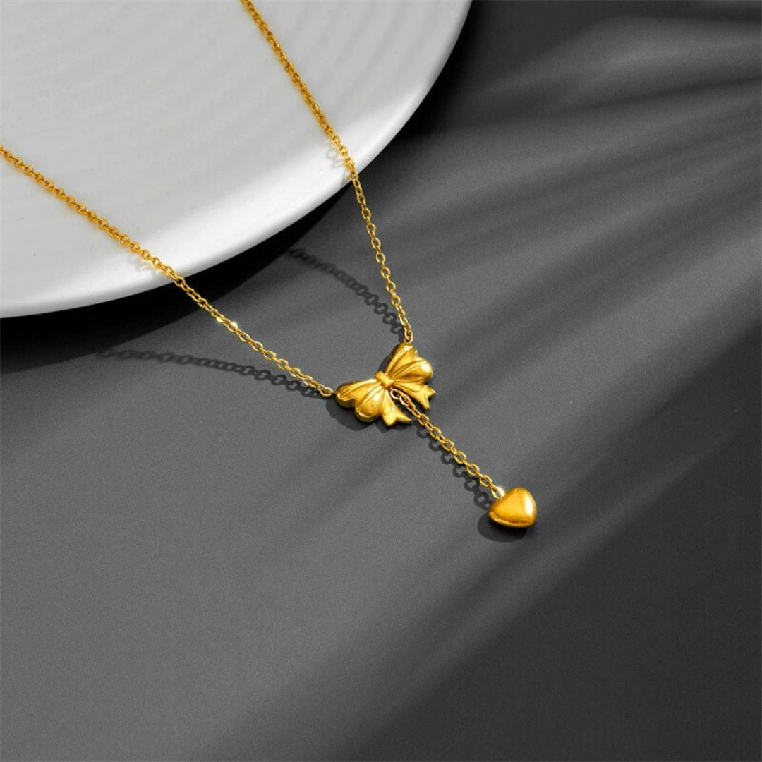 Dream Drape Bow Necklace