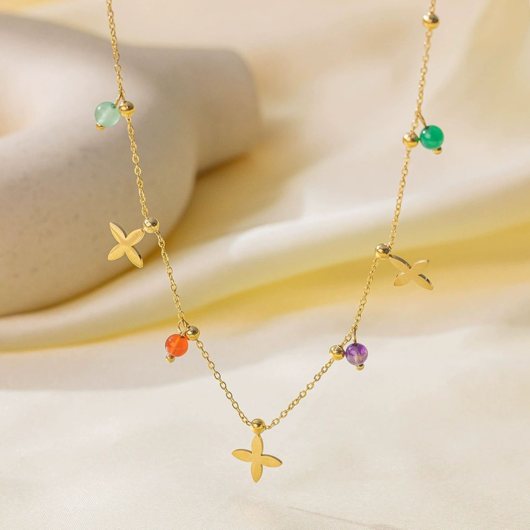 Sweet Blossom Bead Necklace