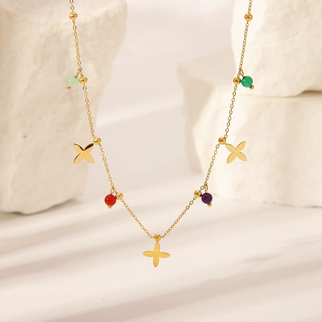 Sweet Blossom Bead Necklace
