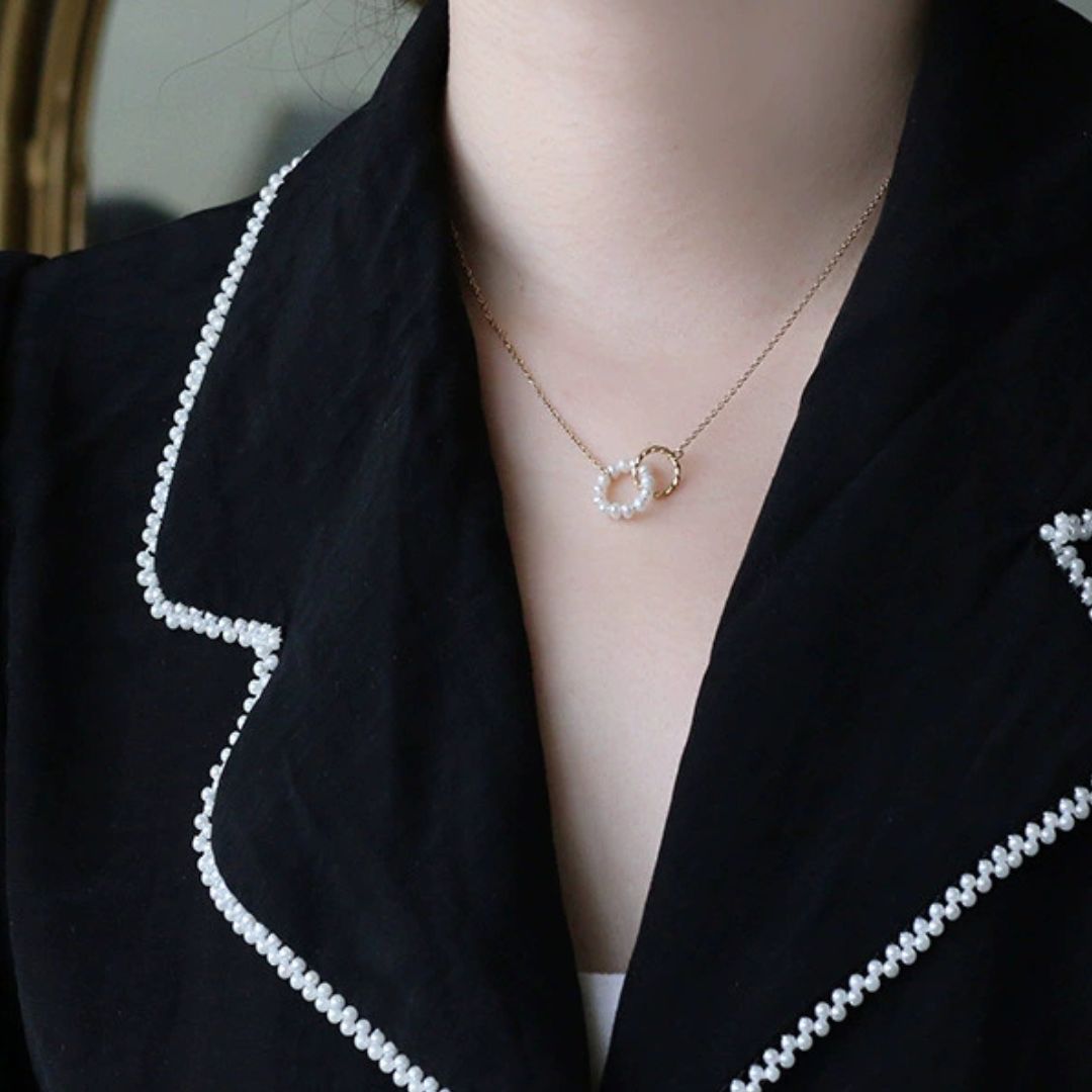 Eternal Bond Pearl Necklace