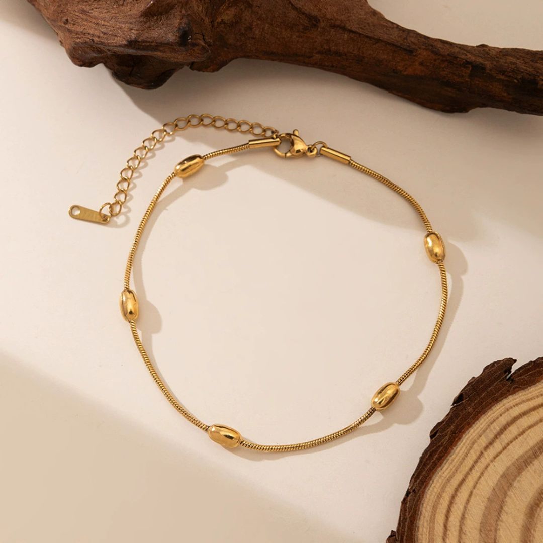 Golden Horizon Bead Bracelet