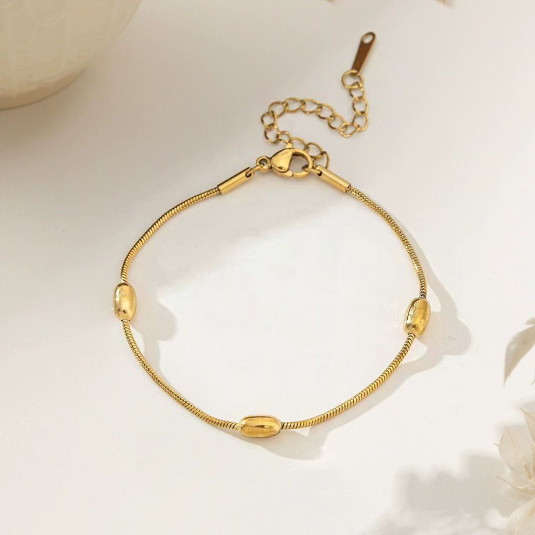Gilded Trinity Chain Bracelet