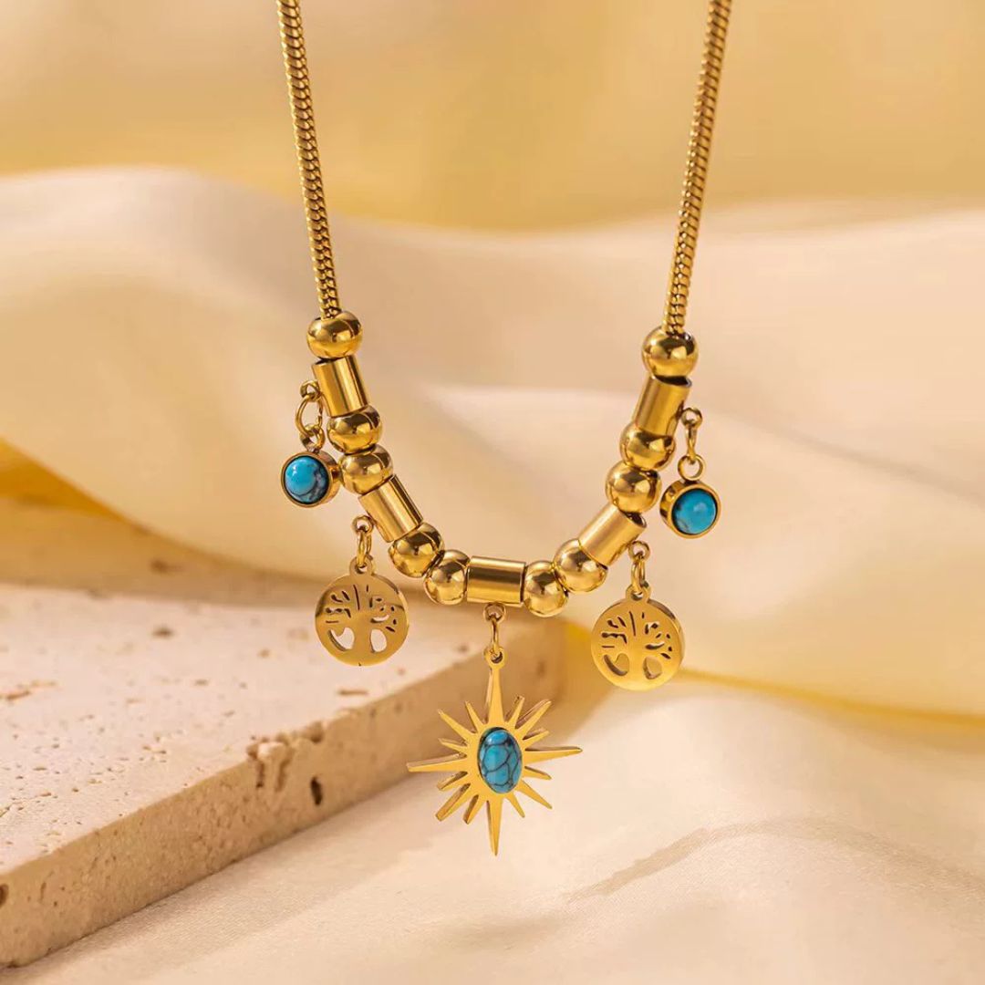 Turquoise Drop Necklace