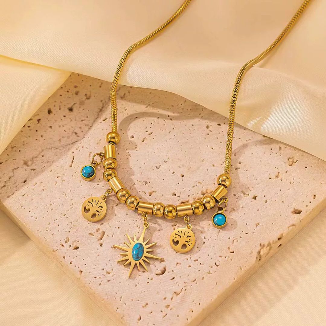 Turquoise Drop Necklace