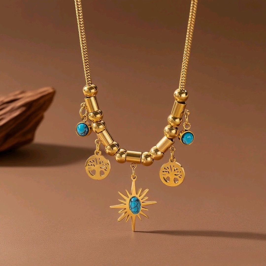 Turquoise Drop Necklace
