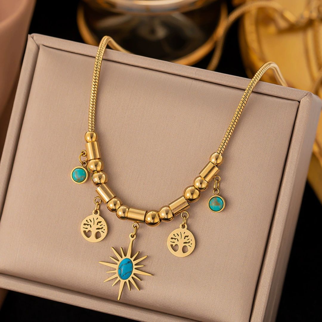 Turquoise Drop Necklace