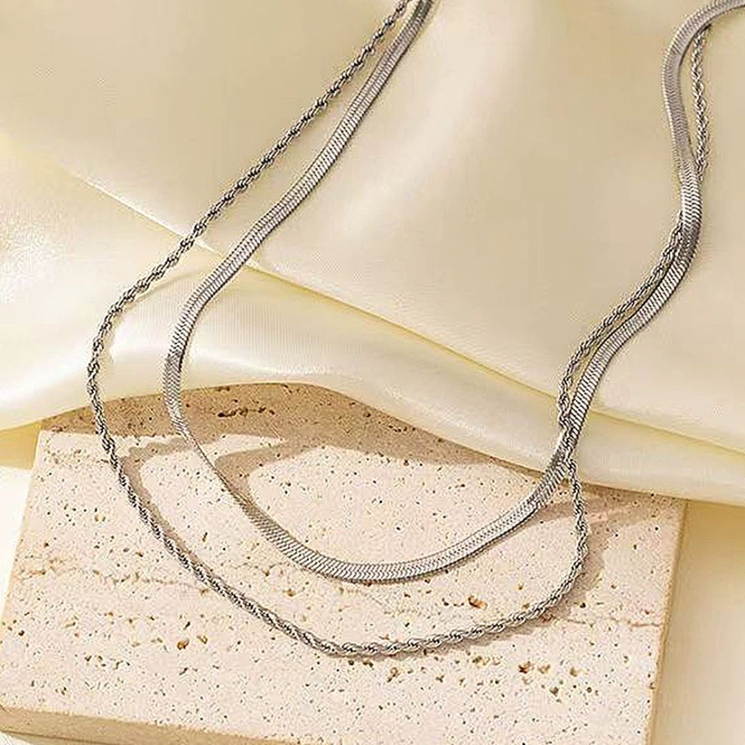 Dual-Chain Harmony Necklace