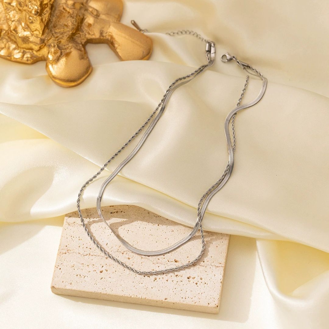 Dual-Chain Harmony Necklace