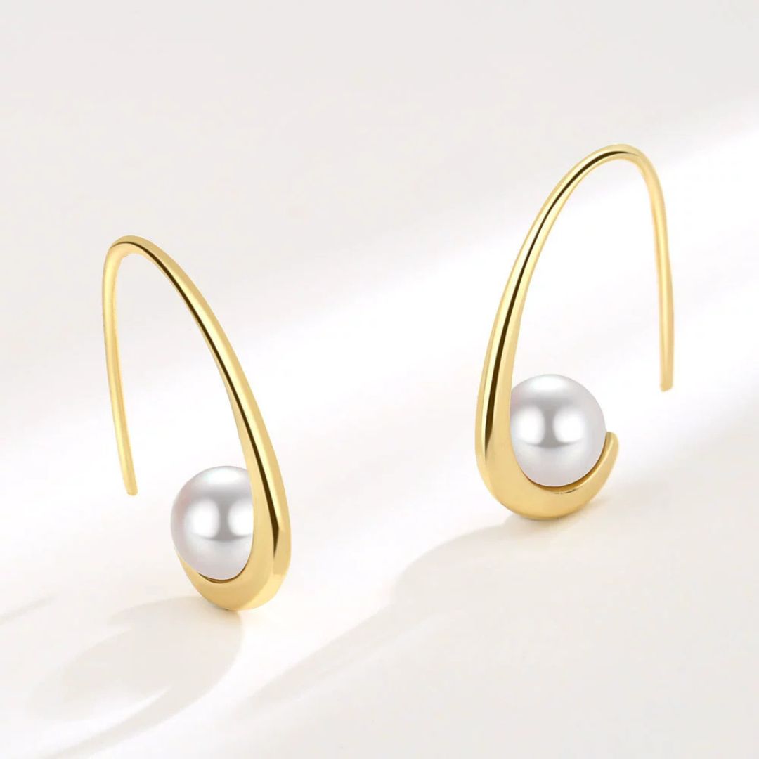 Golden Bling Drops Earring