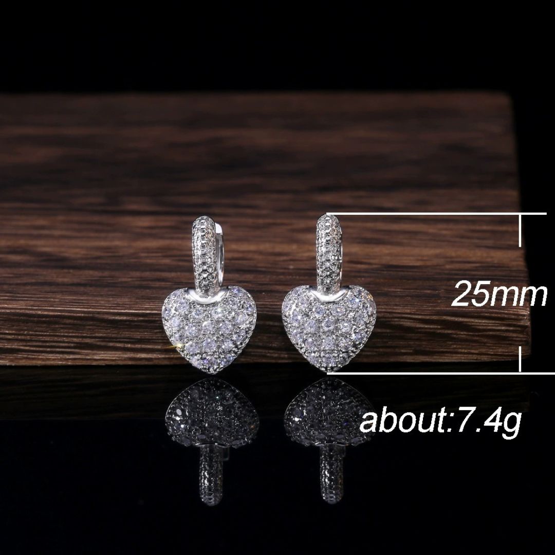 Heart Whimsy Drops Earring