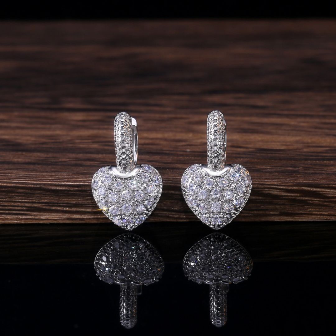 Heart Whimsy Drops Earring