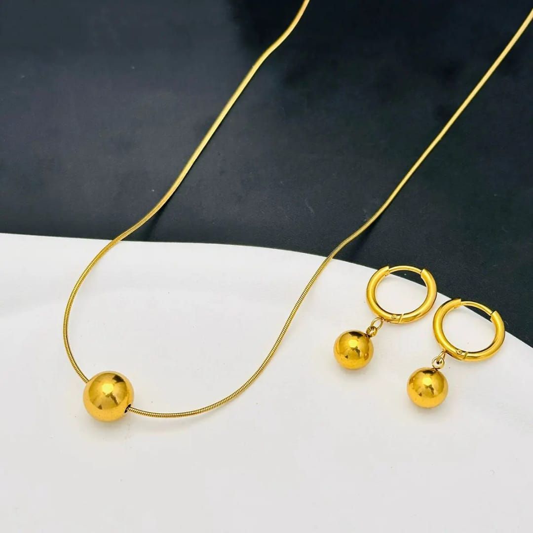 Golden Hour Ball Necklace Set