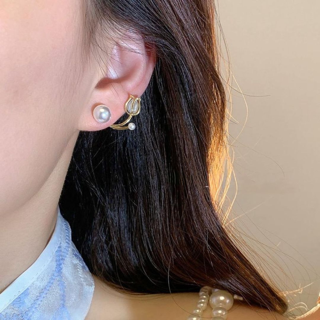 Tulip Stud Earring