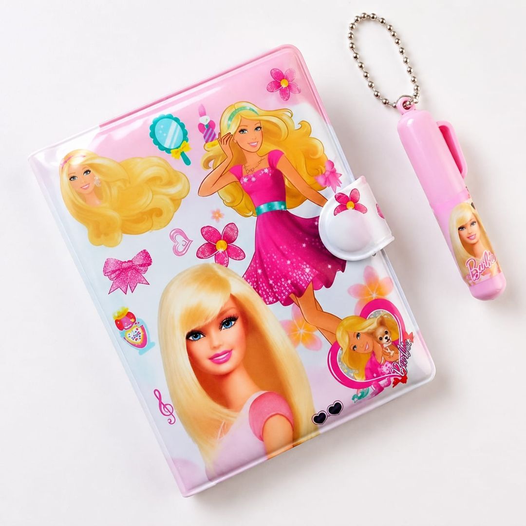 Barbie Journal Notebook with Pen set