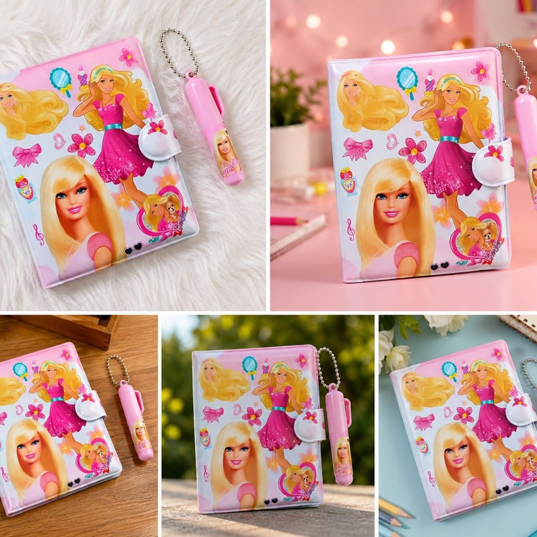 Barbie Journal Notebook with Pen set