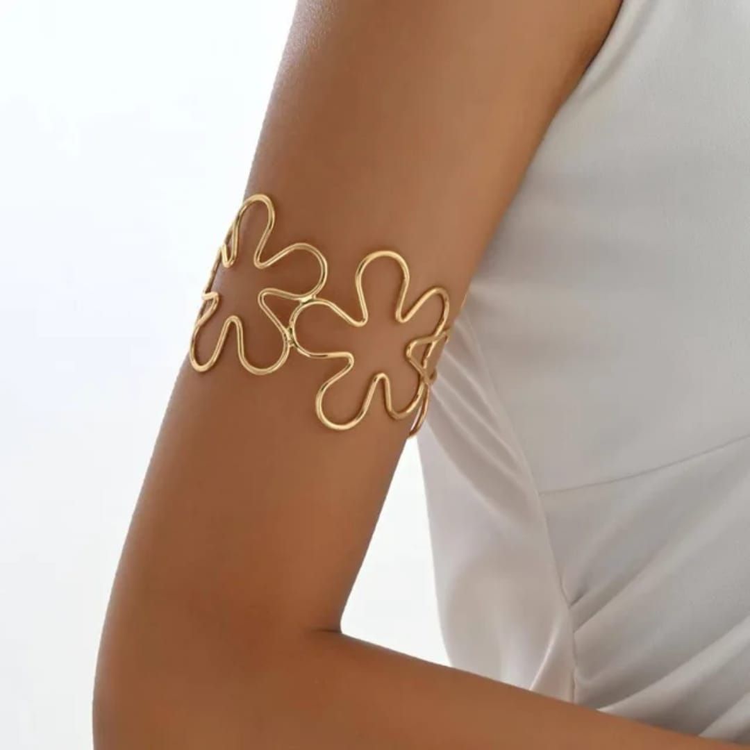 Bohemian Golden Arm Cuff