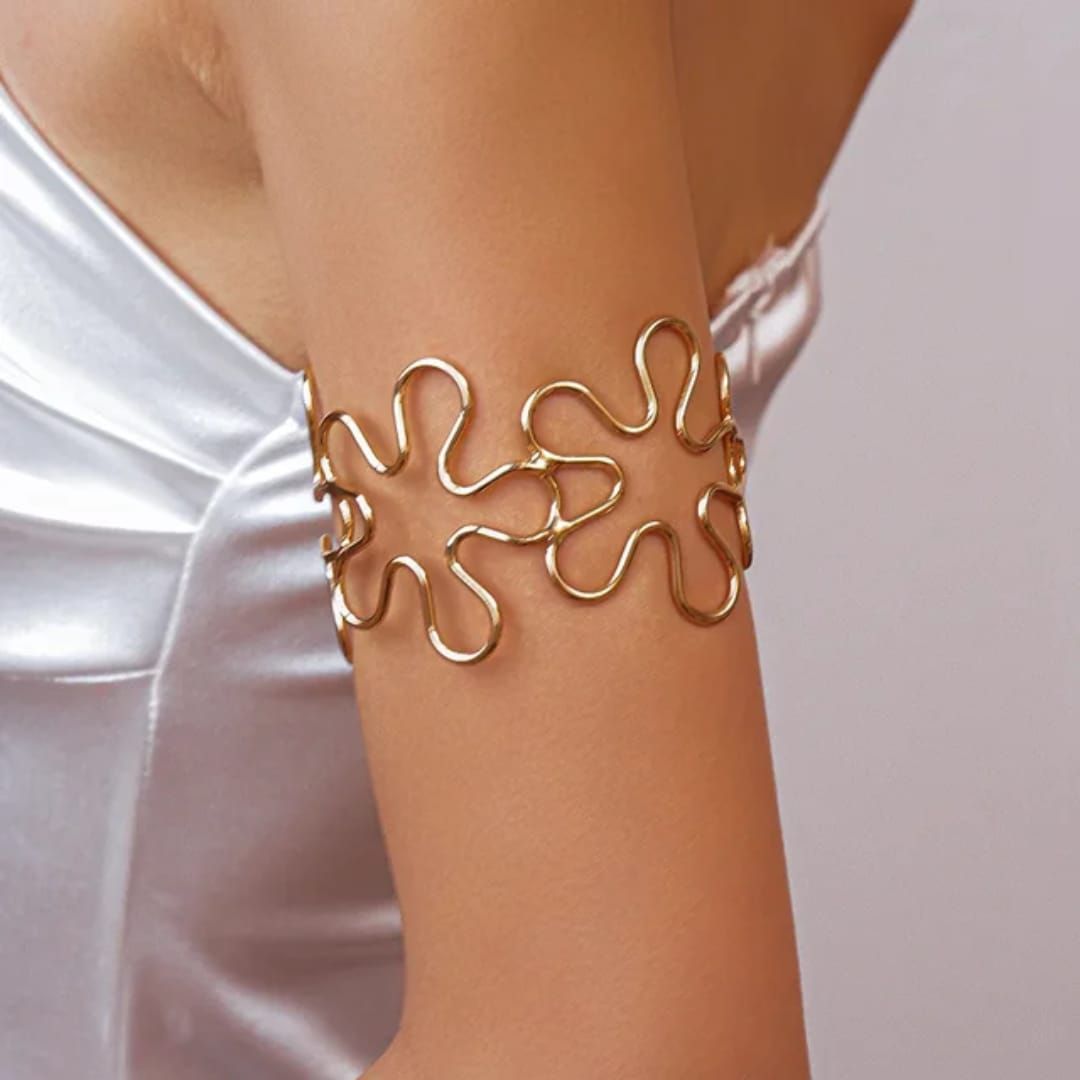 Bohemian Golden Arm Cuff