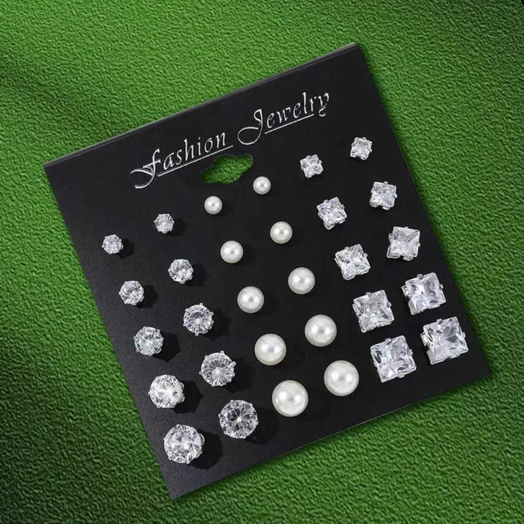 Timeless Sparkle Earring Set